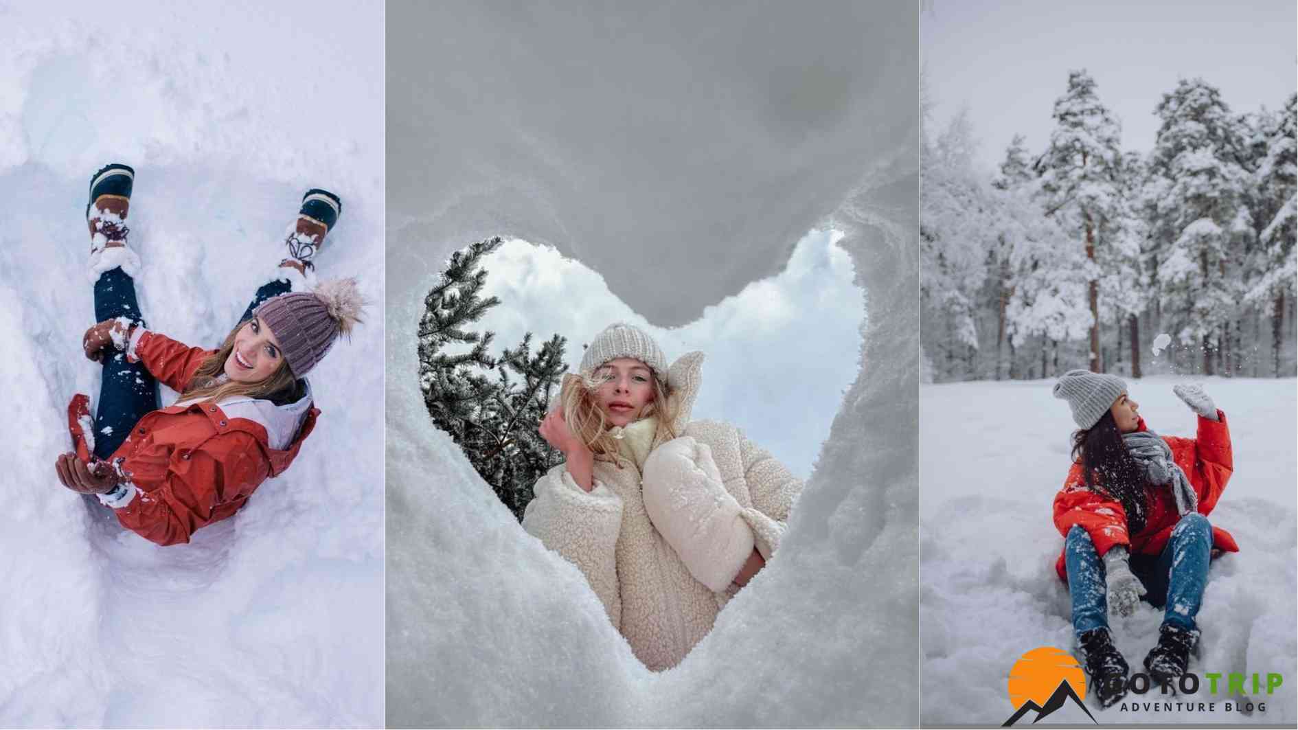  جدول ژست های اصلی زمستان