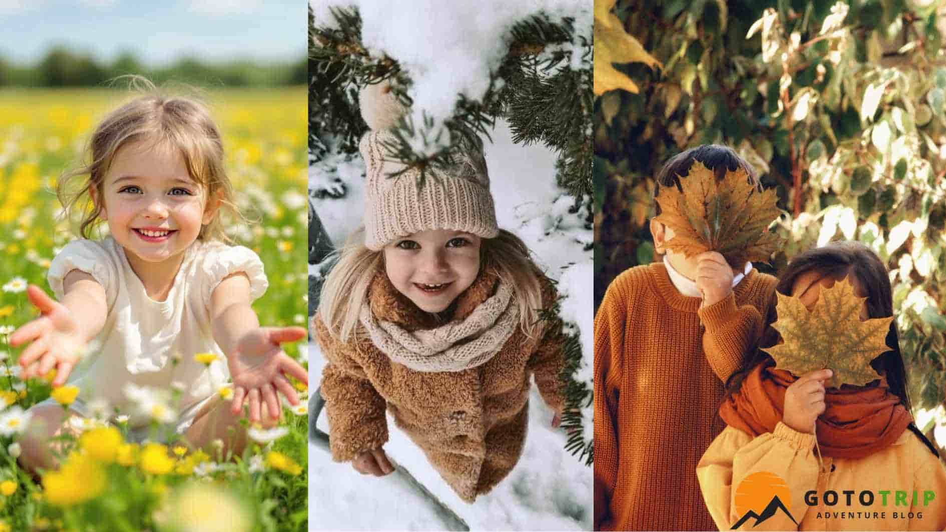 ژست کودک در طبیعت: ثبت لحظه های واقعی و پر از انرژی