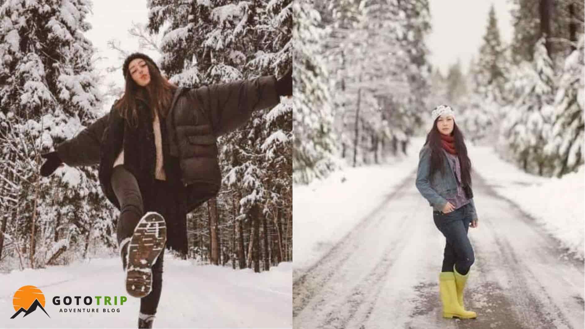 ژست‌های پیشنهادی زمستانی