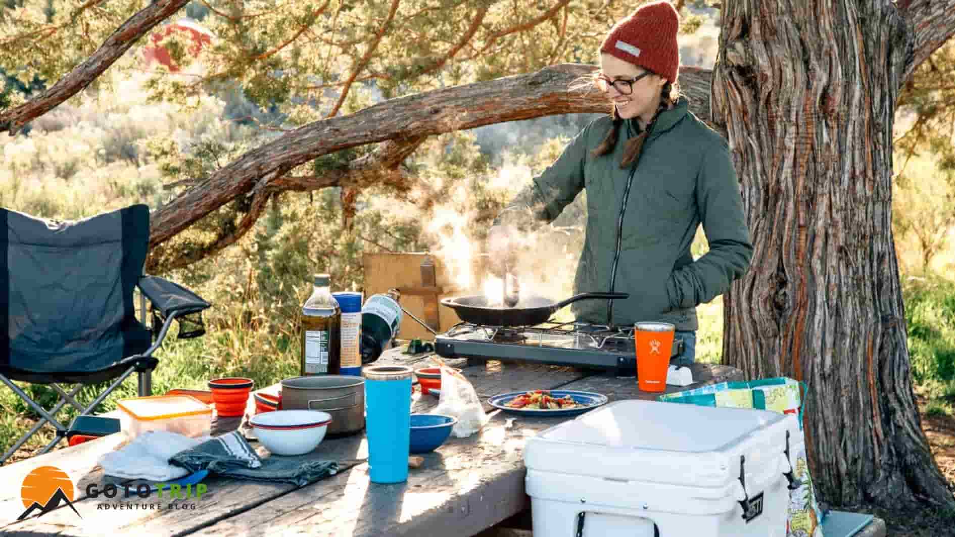 استفاده از تجهیزات کمپینگ