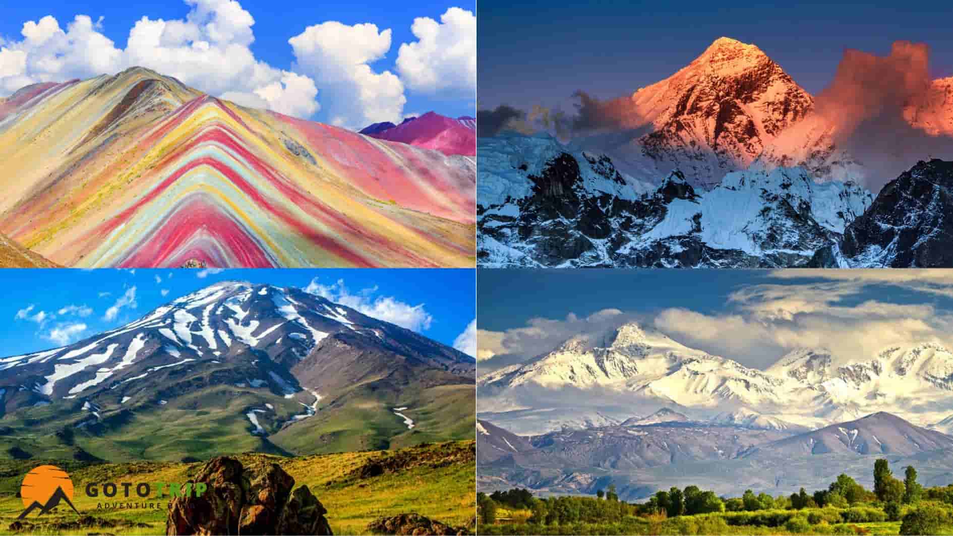 معرفی کلی کوهستان‌های ایران