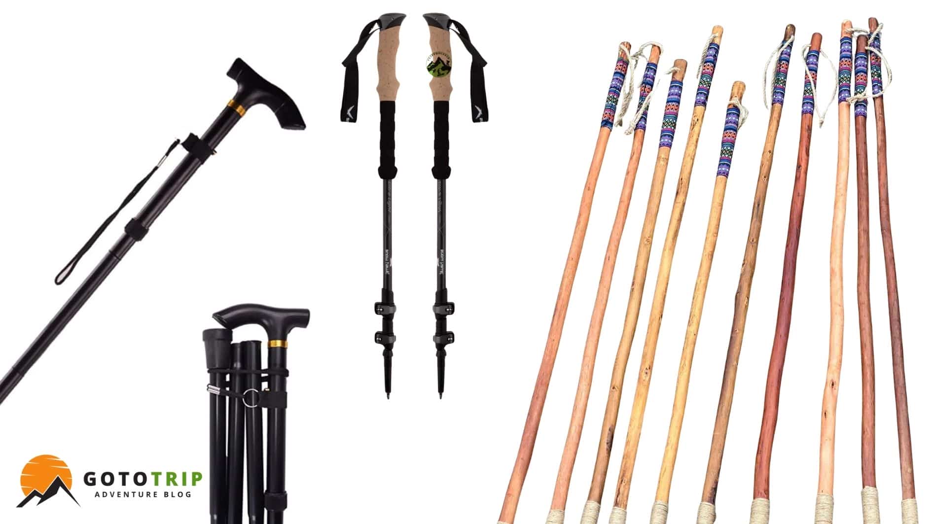 جدول مقایسه انواع عصای کوهنوردی